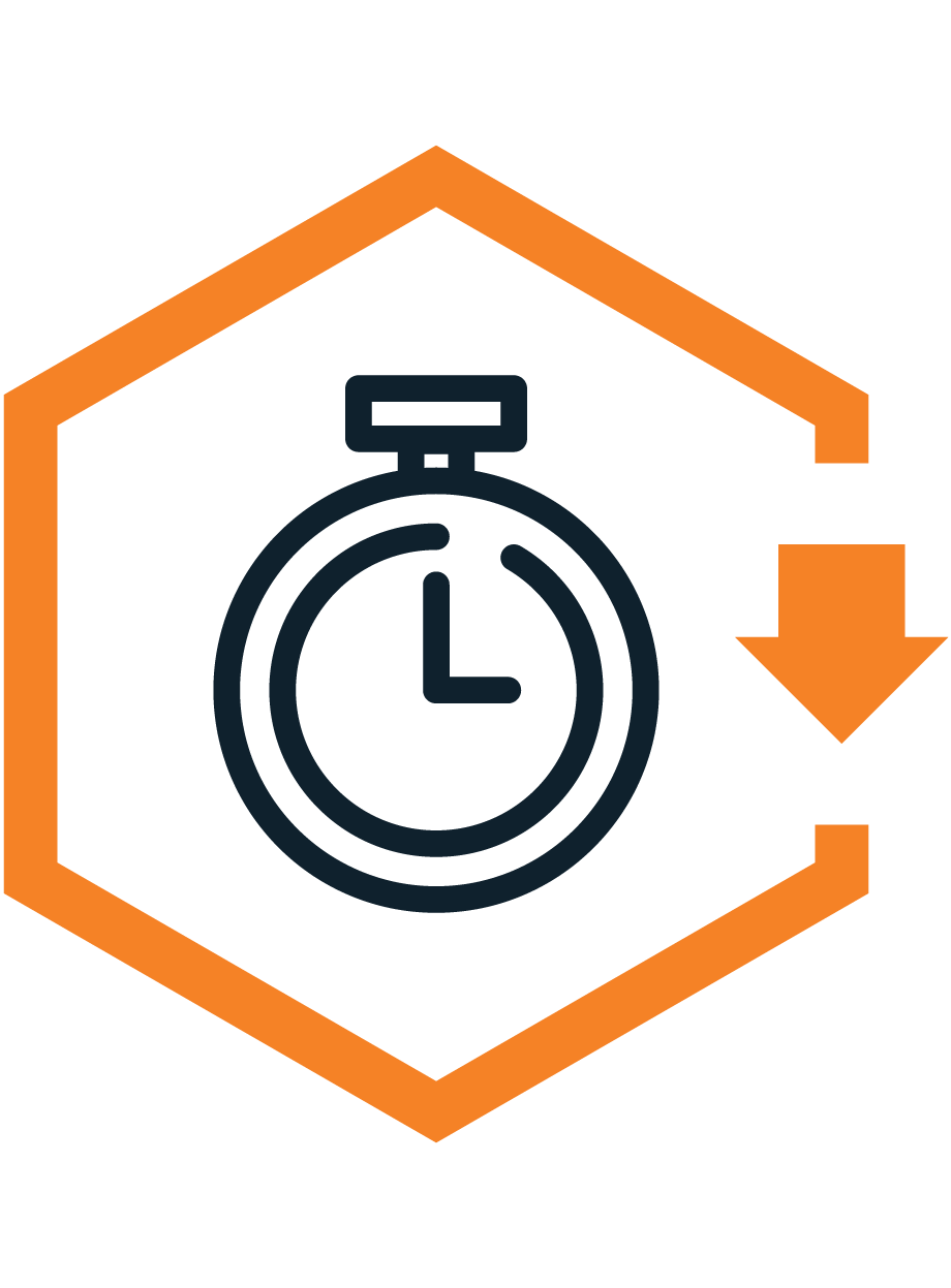 Reduce delays icon